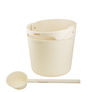Set para Sauna Harvia HELMI Marfil