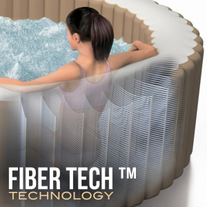Spa hinchable 4 personas Bubble Massage Sahara