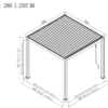 Pérgola Shadow Premium 300 x 300 cm