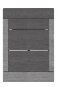 Rejilla para ducha exterior Gris oscuro
