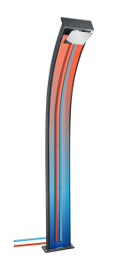 Ducha híbrida Dada Curve 40L - Antracita