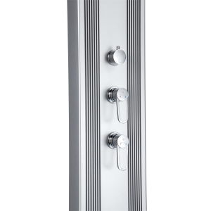 Poolstar Ducha Solar Dada Recta 40L Acero inoxidable