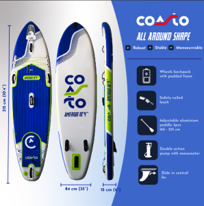 Paddle hinchable Coasto Amerigo 10'4