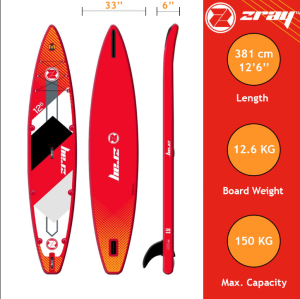 Paddle hinchable Zray SUP R1-Rapid 12'6''