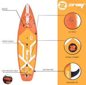 Paddle hinchable Zray SUP F1-Fury 10'4"