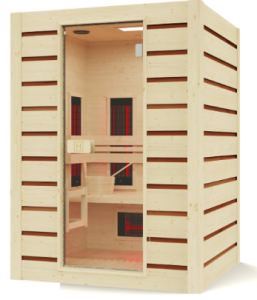 Sauna híbrida combinada de 2 plazas
