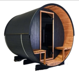 Sauna de exterior Onyxia Barrel - 6 plazas