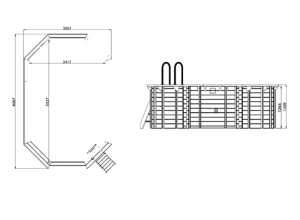 Piscina de madera Sea Breeze