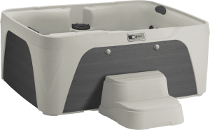 Jacuzzi Exterior Fantasy Spas Enamor Premier Sand Charcoal