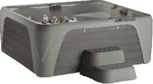 Jacuzzi Exterior Fantasy Spas Entice Premier Taupe Charcoal
