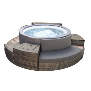 Jacuzzi Exterior NetSpa Semirrígido Vita Premium con muebles