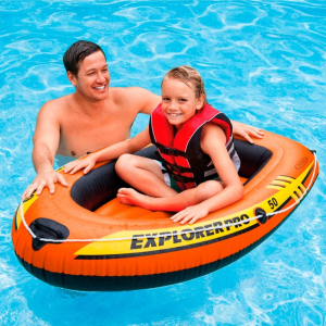 BARCA HINCHABLE INTEX EXPLORER PARA NIÑOS - 137X85X23 CM