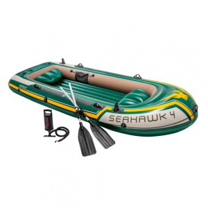 Barco hinchable Seahawk 4 Intex Sport Series 351x145x48 cm