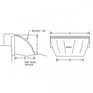 Cascada SilkFlow AstralPool 300 mm