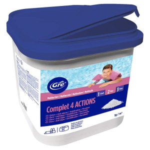 Complet 4 acciones Gre granulado - 5 kg