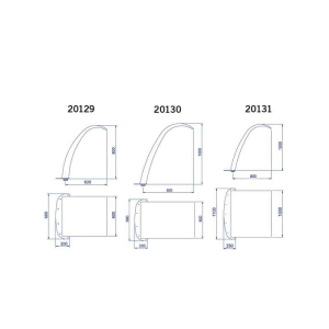 Cortina Arco para piscina AstralPool Ancho 600 mm - alto 800 mm