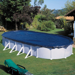 Cubierta de invierno para piscina acero Gre ovalada - 610x410 cm