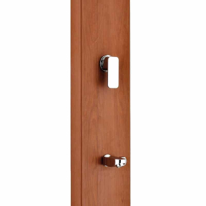 Ducha solar cuadrada aspecto madera 32 litros DSALC32W