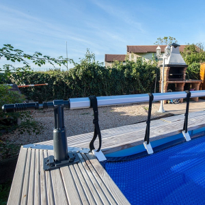 Enrollador de cubiertas piscina elevadas Gre Basic CRP58