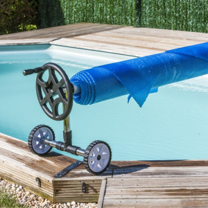 Enrollador telescópico de cubiertas piscina enterrada Gre 90171