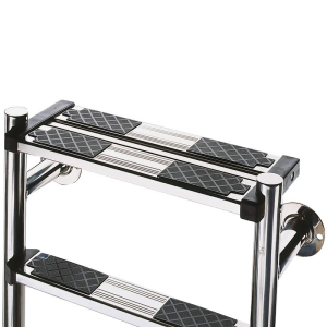 Escalera partida parte inferior con peldaño seguridad AstralPool 1 peldaño + peldaño de seguridad