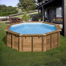 Piscina de madera Gre Sunbay Ananas redonda Ø428x117 Sin Instalación