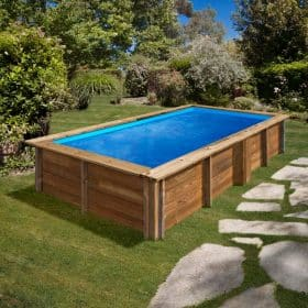 Piscina de madera Gre Sunbay Lemon rectangular 375x200x68 Sin Instalación