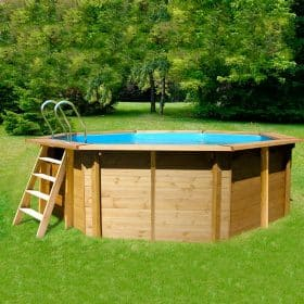 Piscina de madera Gre Sunbay Vasto redonda Ø428x136 Sin Instalación