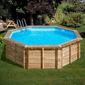 Piscina de madera Gre Sunbay Violette 2 redonda Ø500x127 Sin Instalación