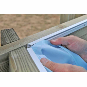Piscina de madera Gre Sunbay Evora Plus rectangular 620x420x136 Sin Instalación