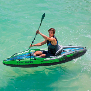 Kayak hinchable Challenger K1 Intex 274x76x33 cm