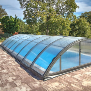 Cubiertas de Piscinas Albixon BOX - Klasik A - Silver Elox