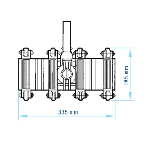 Limpiafondos de aluminio AstralPool Flexo Classic