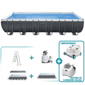 Pack piscina rectangular Ultra XTR Frame 7 accesorios