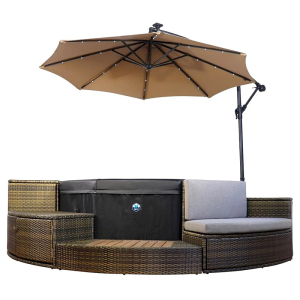 Parasol remoto con LED