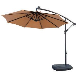 Parasol remoto con LED completo (base + parasol)