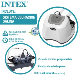 Pack Piscina desmontable Ultra XTR Frame rectangular 5 metros con depuradora de arena