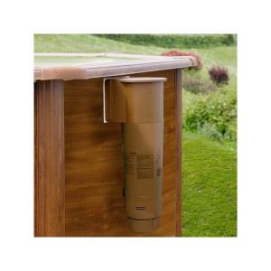 Piscina desmontable Gre Sicilia circular imitación madera Ø 300 Sin instalación