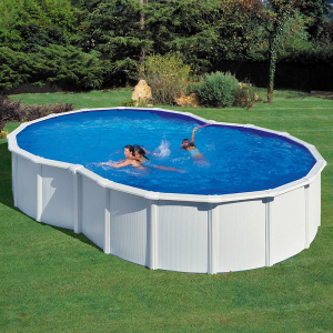 Piscina Gre Varadero en ocho acero chapa blanca 640 x 390 Sin instalación