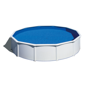 Gre Fidji Ø550 blanca - Piscina redonda de acero
