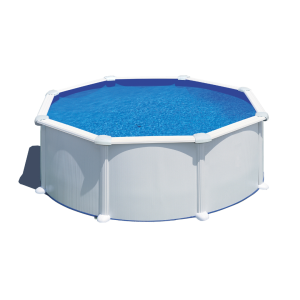 Gre Atlantis Ø350 blanca - Piscina redonda de acero