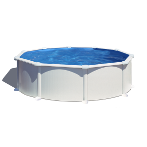 Gre Atlantis Ø460 blanca - Piscina redonda de acero