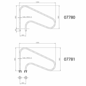 Salida piscina anclaje exterior AstralPool Fijación para empotrar
