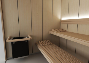 Sauna prefabricada ST. MORITZ de Astralpool