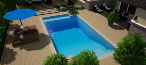 Liner Verde Caribe 3D - Aquastone