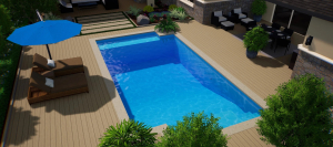 Liner Azul Nórdico 3D - Aquastone