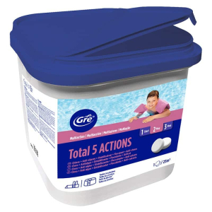 Tabletas multiacción Total 5 actions Gre pastillas 250 gr - 10 kg