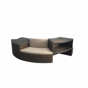 Jacuzzi Exterior NetSpa Semirrígido Vita con muebles