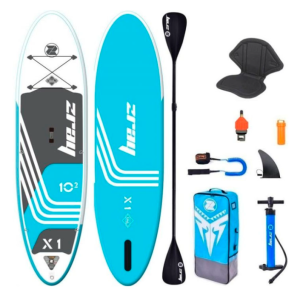 Paddle hinchable Zray SUP X-Rider X1 10'2'' - Edition con doble remo y asiento de kayak