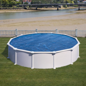 Cubierta isotérmica para piscina Gre redonda de acero